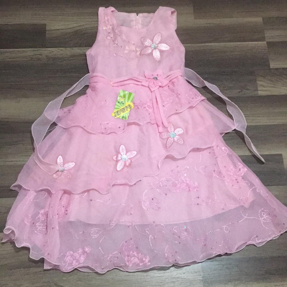 Pink dress for little girl